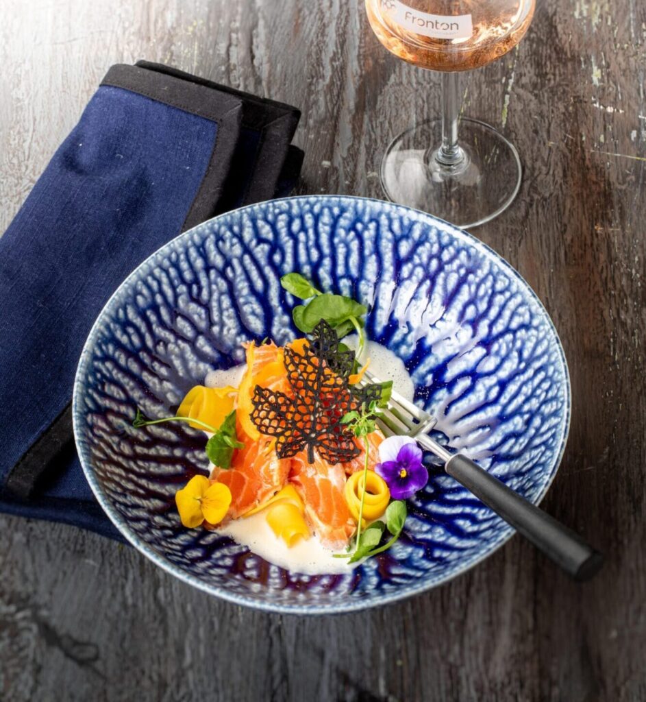 Tataki de truite du pays basque aux parfums d’Asie